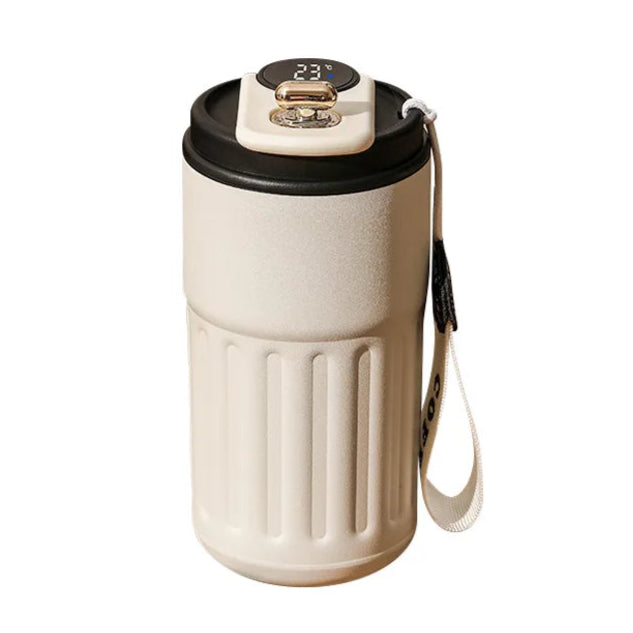 Garrafa Térmica Inteligente – Aço Inoxidável 450ml, Ecrã LED de Temperatura Garrafa Térmica Inteligente – Aço Inoxidável 450ml, Ecrã LED de Temperatura